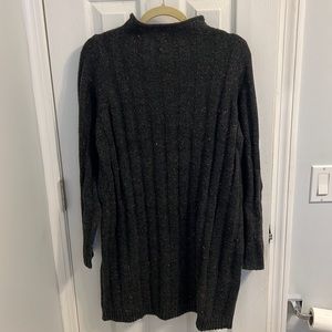 Madewell dark gray sweater dress